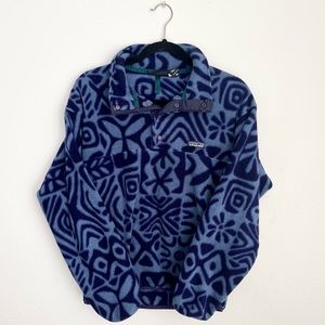 Vintage 90s Blue Retro Patagonia Synchilla Fleece